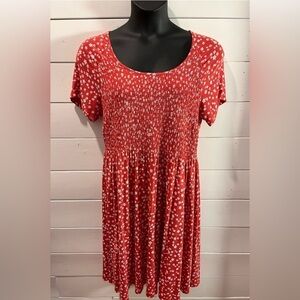 IN EVERY STORY – Red Floral Dress – Size X